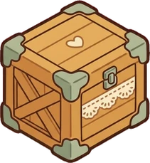 Chests and trunks, a sticker from the Bakery Corner world