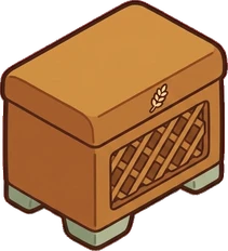 Chests and trunks, a sticker from the Bakery Corner world