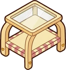 Coffee tables, a sticker from the Bakery Corner world