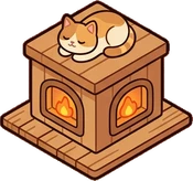Pet beds and homes, a sticker from the Bakery Corner world