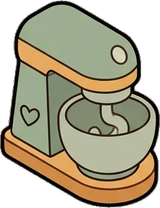 Gadgets and devices, a sticker from the Bakery Corner world