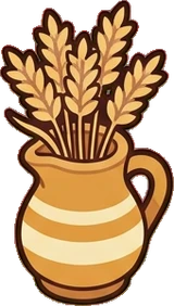 Baskets and floor things, a sticker from the Bakery Corner world