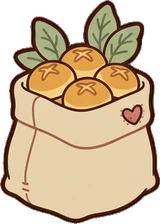 Baskets and floor things, a sticker from the Bakery Corner world
