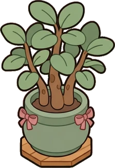Floor plants, a sticker from the Bakery Corner world