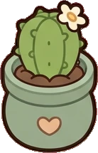 Small plants, a sticker from the Bakery Corner world