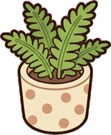 Small plants, a sticker from the Bakery Corner world