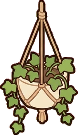Small plants, a sticker from the Bakery Corner world