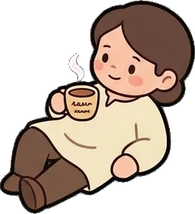 People lying down, a sticker from the Bakery Corner world