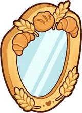 Mirrors, a sticker from the Bakery Corner world
