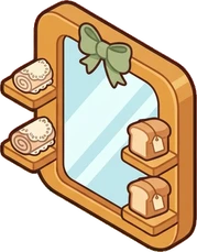 Mirrors, a sticker from the Bakery Corner world