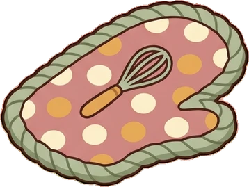 Rugs, a sticker from the Bakery Corner world
