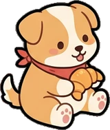 Cats and small animals, a sticker from the Bakery Corner world