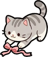 Cats and small animals, a sticker from the Bakery Corner world
