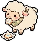 Cats and small animals, a sticker from the Bakery Corner world