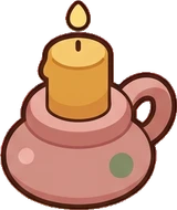 Candles and small lights, a sticker from the Bakery Corner world