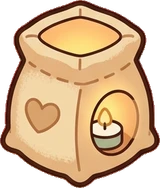 Candles and small lights, a sticker from the Bakery Corner world