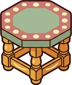 Tables for two, a sticker from the Bakery Corner world