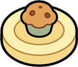 Food and drinks, a sticker from the Bakery Corner world