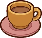 Food and drinks, a sticker from the Bakery Corner world