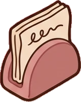 Food and drinks, a sticker from the Bakery Corner world
