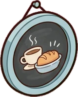Wall art and frames, a sticker from the Bakery Corner world