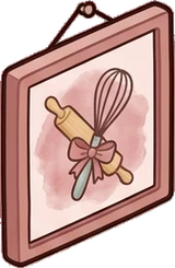 Wall art and frames, a sticker from the Bakery Corner world
