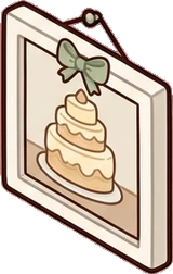 Wall art and frames, a sticker from the Bakery Corner world