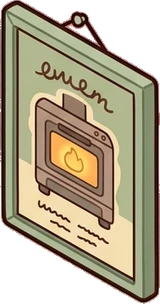 Wall art and frames, a sticker from the Bakery Corner world