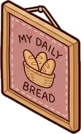 Wall art and frames, a sticker from the Bakery Corner world