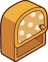 Wall cabinets, a sticker from the Bakery Corner world