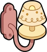 Wall lights, a sticker from the Bakery Corner world