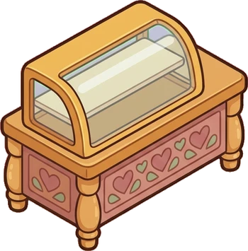 Desks and workbenches, a sticker from the Bakery Corner world