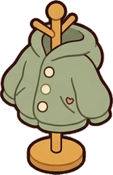 Bags, hats and shoes, a sticker from the Bakery Corner world