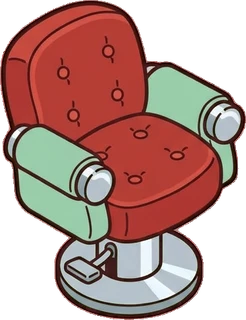 Armchairs, a sticker from the The Barbershop world