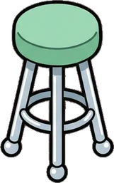 Chairs, a sticker from the The Barbershop world