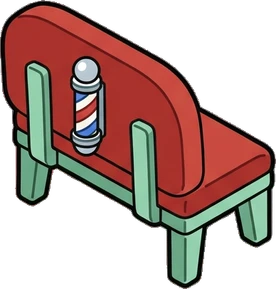Chairs, a sticker from the The Barbershop world