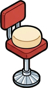 Chairs, a sticker from the The Barbershop world