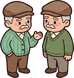 People together, a sticker from the The Barbershop world