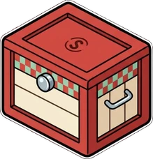 Chests and trunks, a sticker from the The Barbershop world