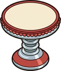 Coffee tables, a sticker from the The Barbershop world