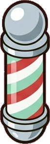 Collectibles, a sticker from the The Barbershop world