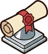 Collectibles, a sticker from the The Barbershop world