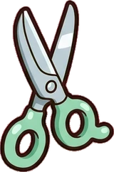 Collectibles, a sticker from the The Barbershop world