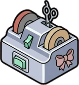 Gadgets and devices, a sticker from the The Barbershop world