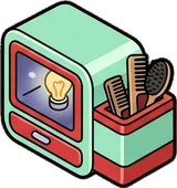 Gadgets and devices, a sticker from the The Barbershop world