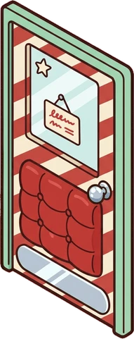 Doors, a sticker from the The Barbershop world