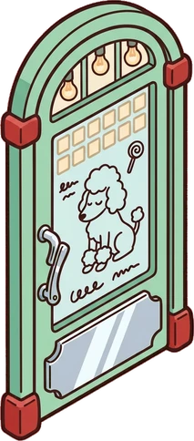 Doors, a sticker from the The Barbershop world