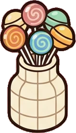 Baskets and floor things, a sticker from the The Barbershop world
