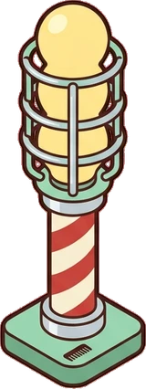 Floor lamps, a sticker from the The Barbershop world