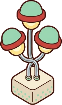 Floor lamps, a sticker from the The Barbershop world